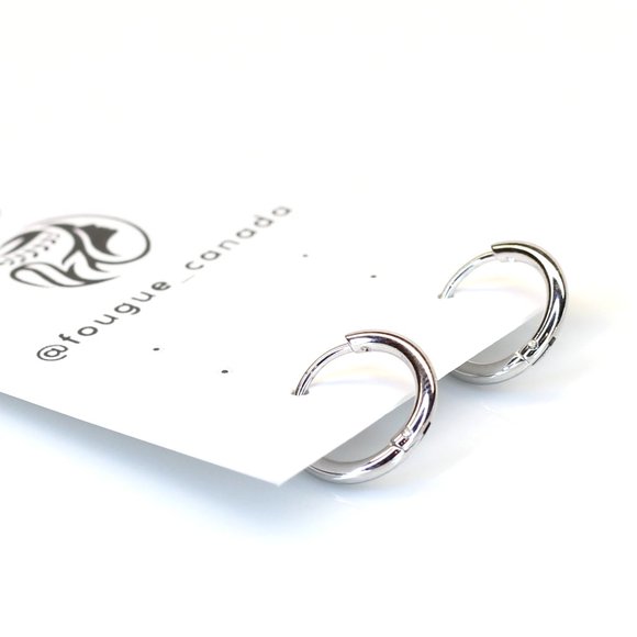 Earrings / 100% high-quality stainless steel / hypoallergenic and waterproof - Picture 1 of 3